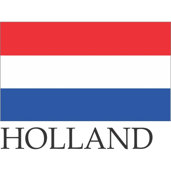 Holland Embroidered Flag Badge