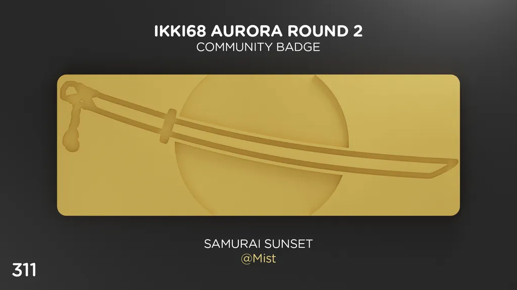 Ikki68 Aurora R2 Community Badges (No.301-312)