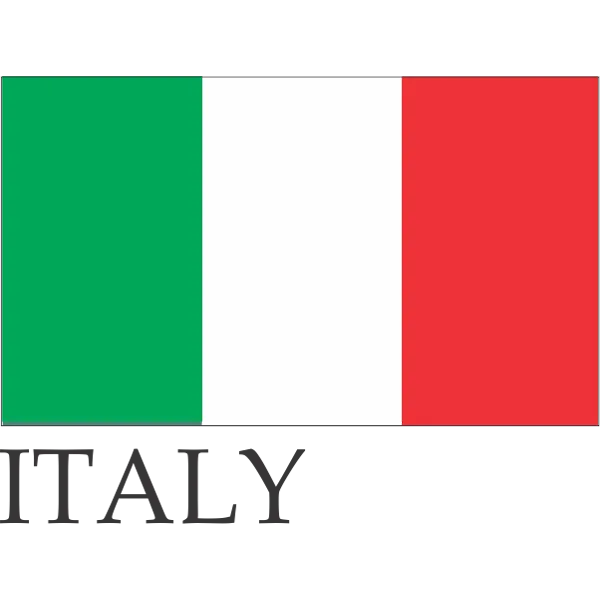 Italy Embroidered Flag Badge