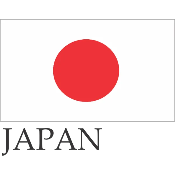 Japan Embroidered Flag Badge