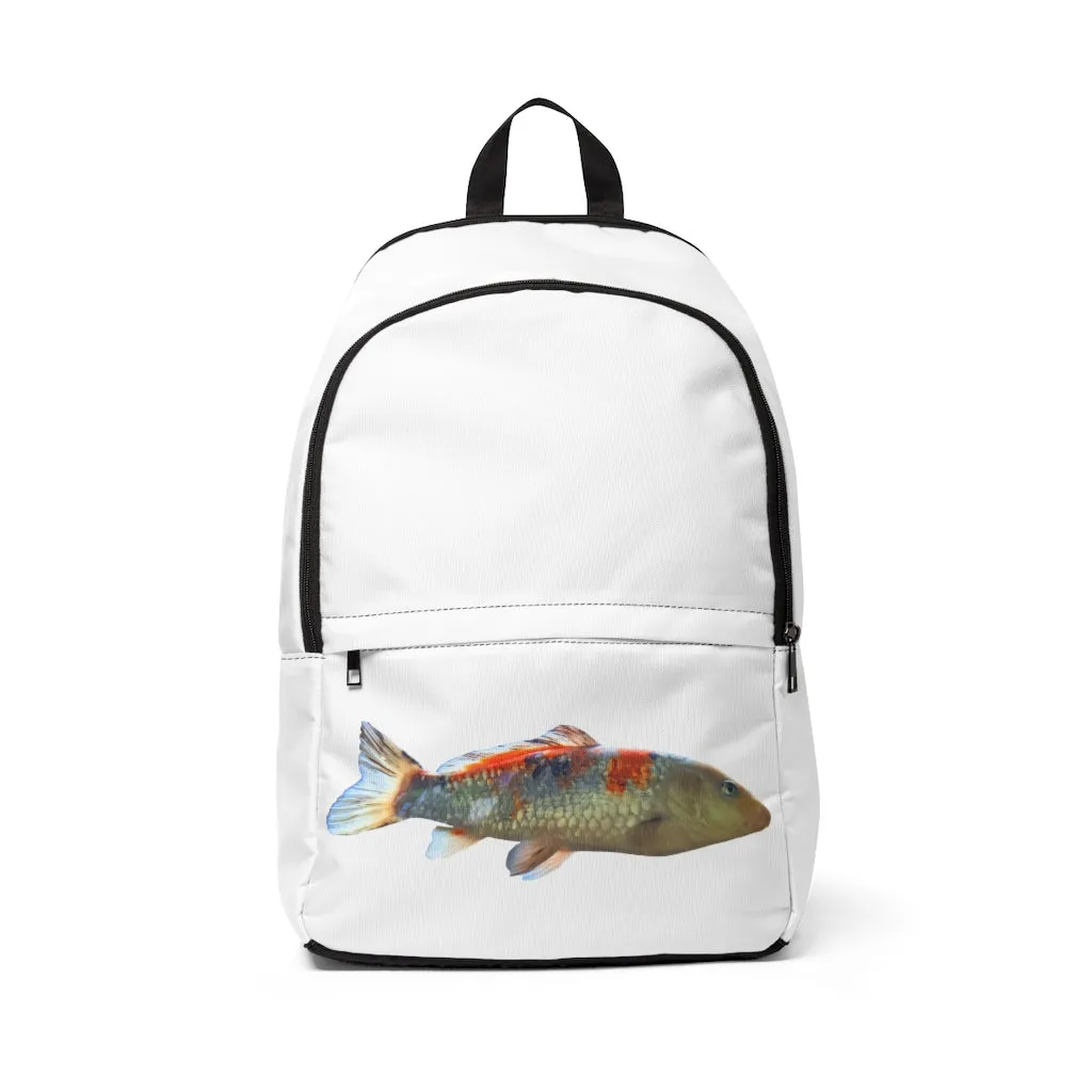 Koi Fish Unisex Fabric Backpack