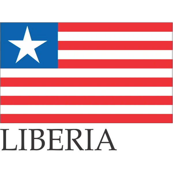 Liberia Embroidered Flag Badge