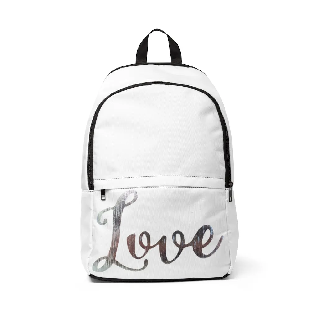 Love Unisex Fabric Backpack