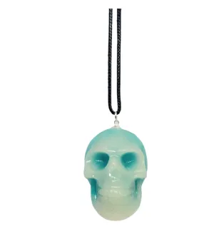 Luminous Crystal Skull Pendant Necklace