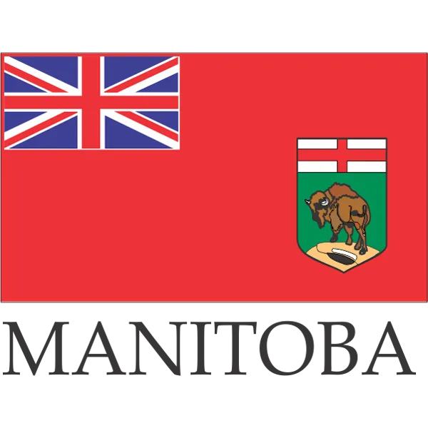 Manitoba Embroidered Flag Badge