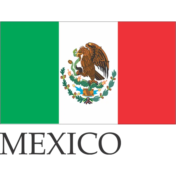 Mexico Embroidered Flag Badge