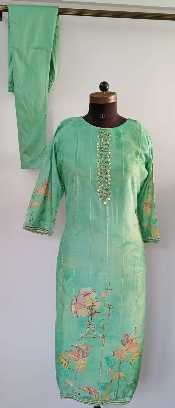 Modal Silk Kurti Set With Dupatta