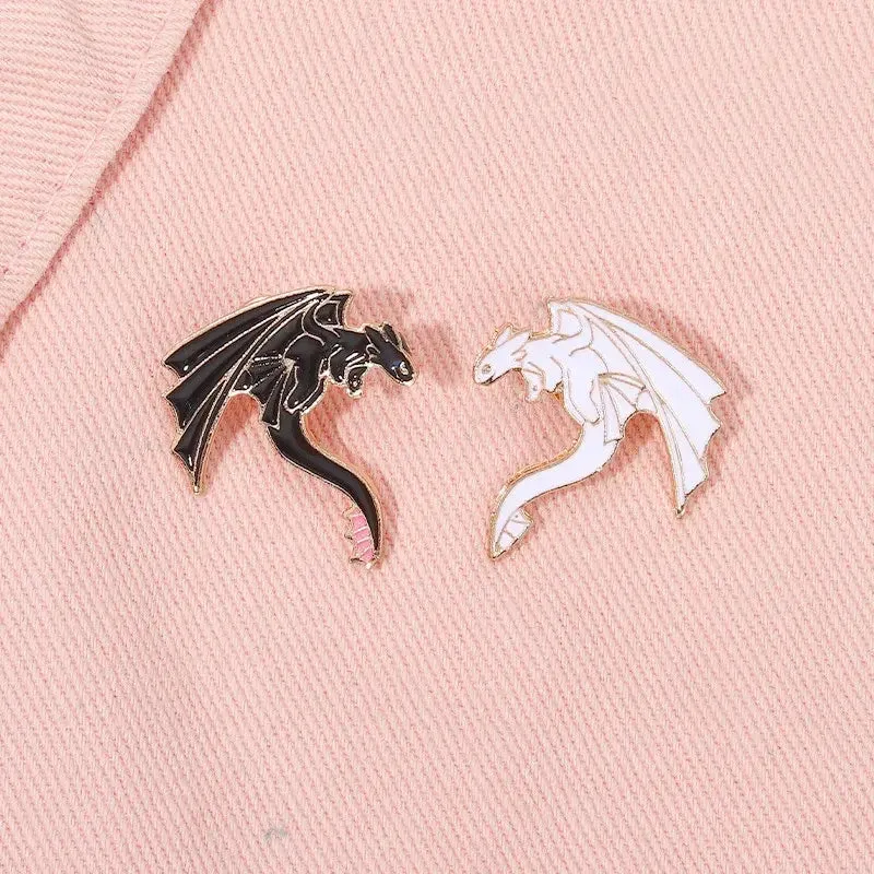 Monster Dragon Enamel Pins