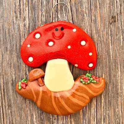 Mushroom Christmas Ornament