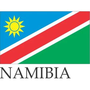 Namibia Embroidered Flag Badge