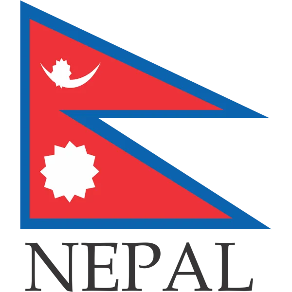 Nepal Embroidered Flag Badge