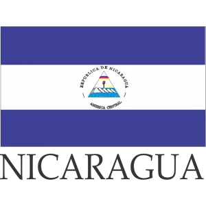 Nicaragua Embroidered Flag Badge