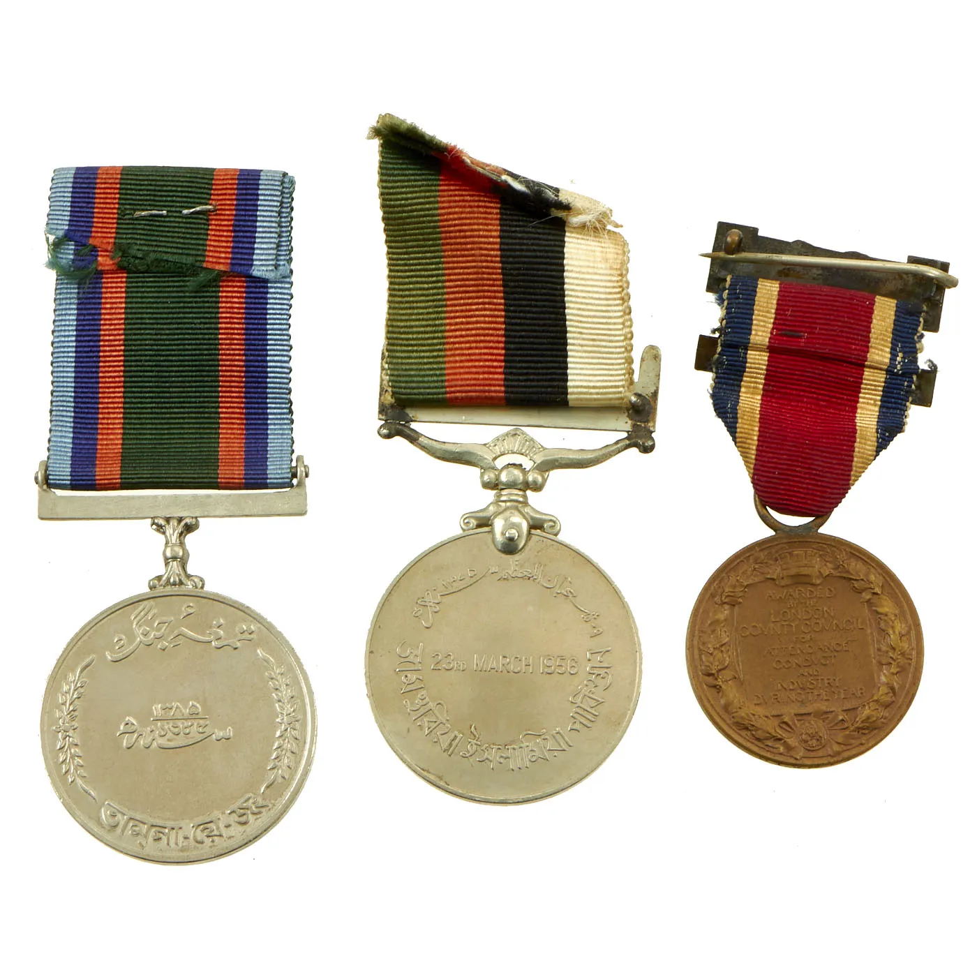 Original British WWI to Cold War Era British, India and Pakistan Medals Lot - 13 Medals