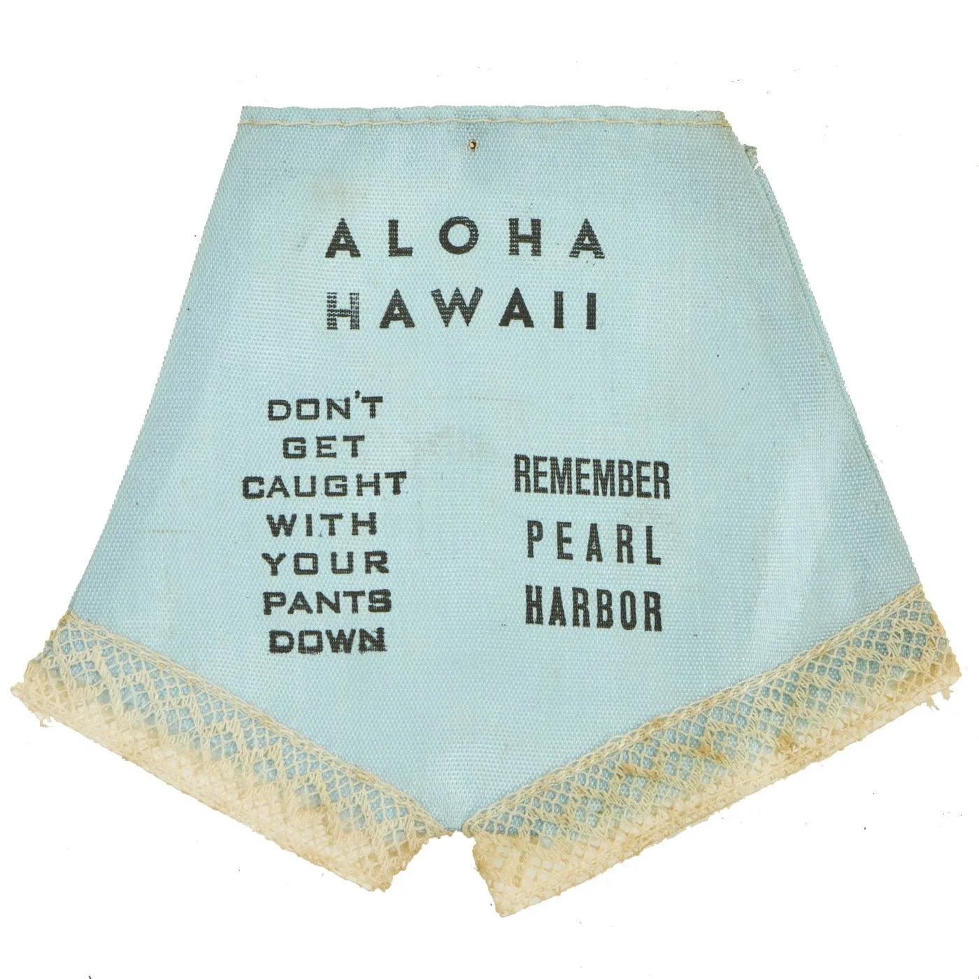 Original Collection of WWII U.S. Pearl Harbor Commemorative Miniature Ladies Underwear