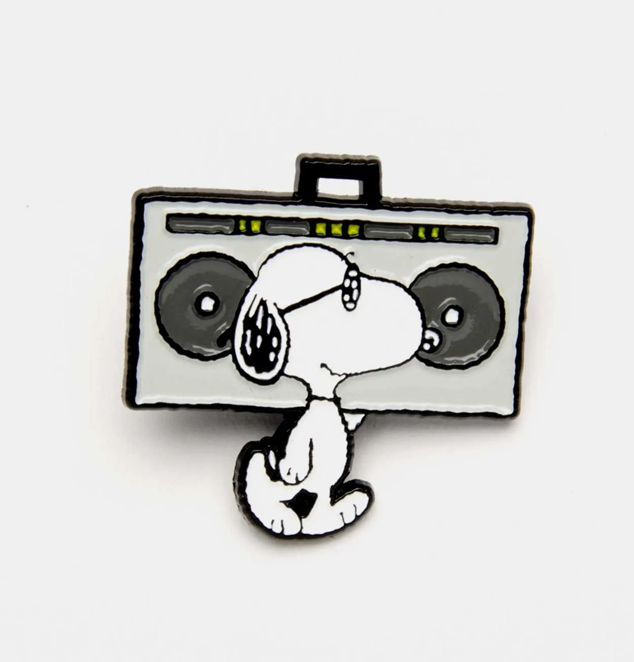 Peanuts Music Is Life Boombox Pin