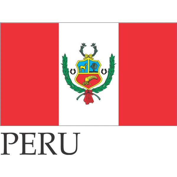 Peru Embroidered Flag Badge