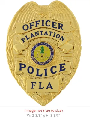 Plantation PD Badges