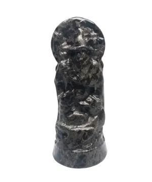 Pyrite Crystal Odin Carving