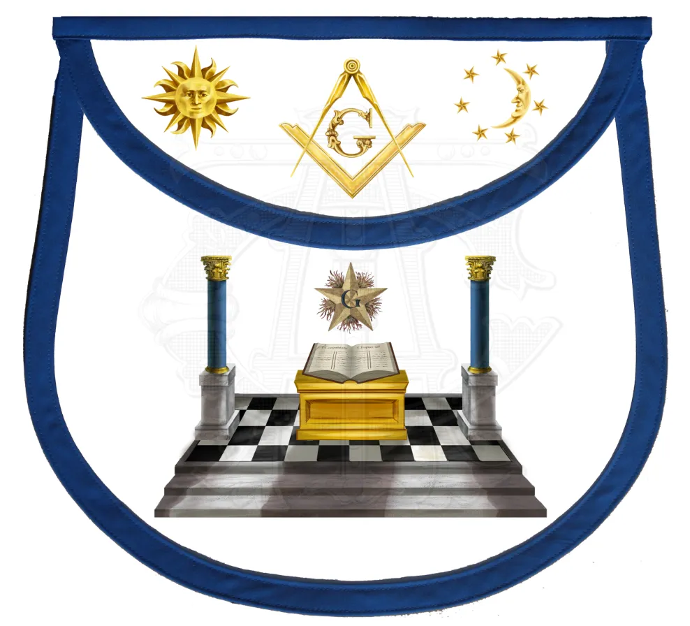 "Blue Lodge Lights" Master Mason Apron