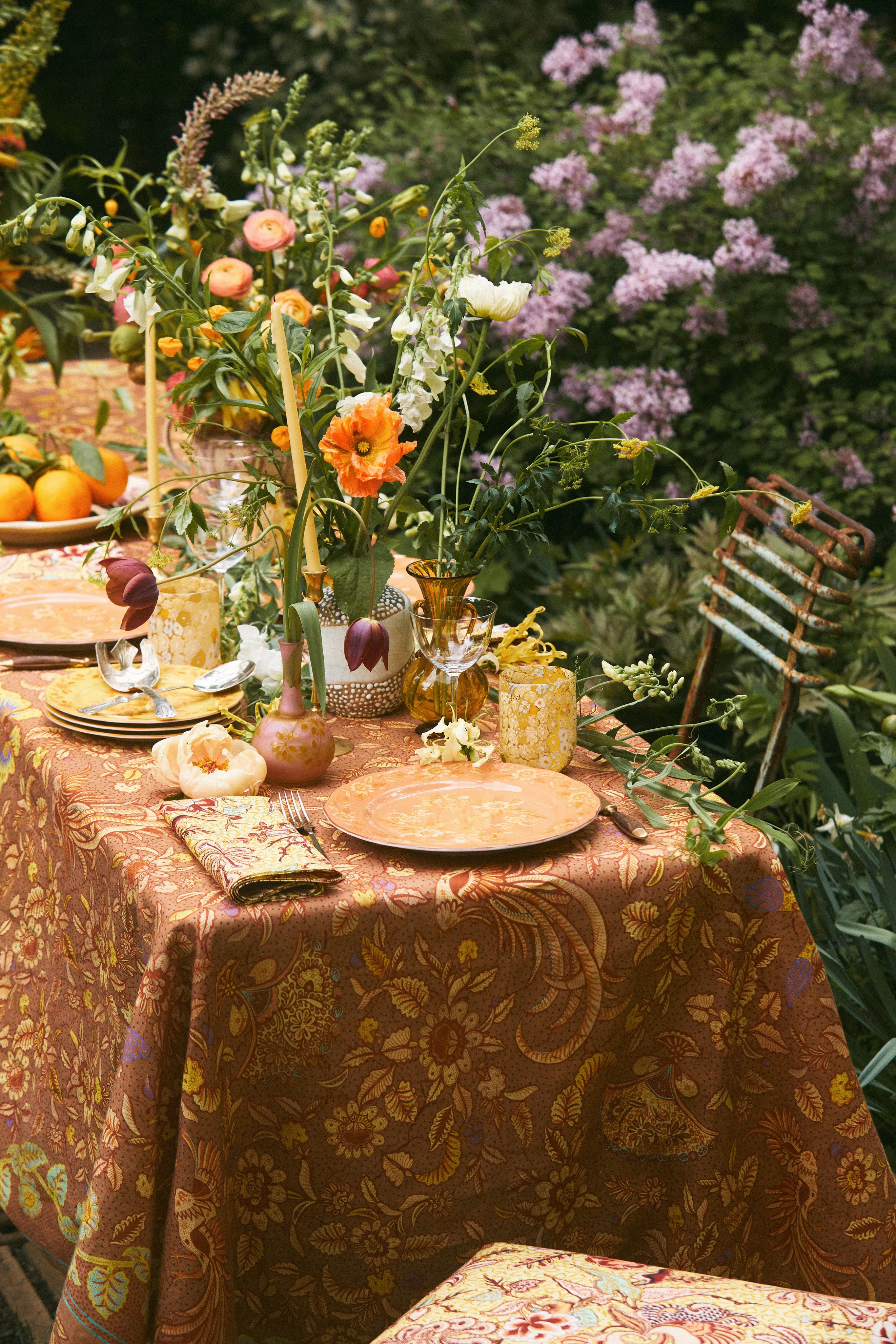 Rectangular Tablecloth - Rose