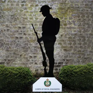 Regimental Unknown Tommy Statue - Left Facing