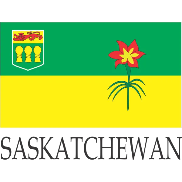 Saskatchewan Embroidered Flag Badge