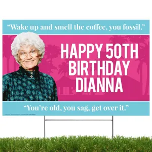 Sophia Personalized Yard Sign - Golden Girls