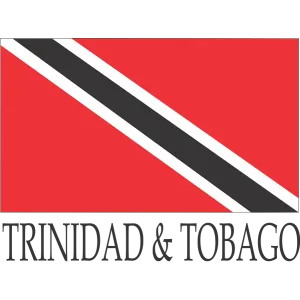 Trinidad Tobago Embroidered Flag Badge