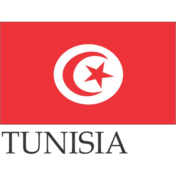 Tunisia Embroidered Flag Badge