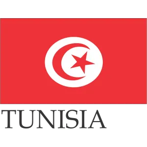 Tunisia Embroidered Flag Badge