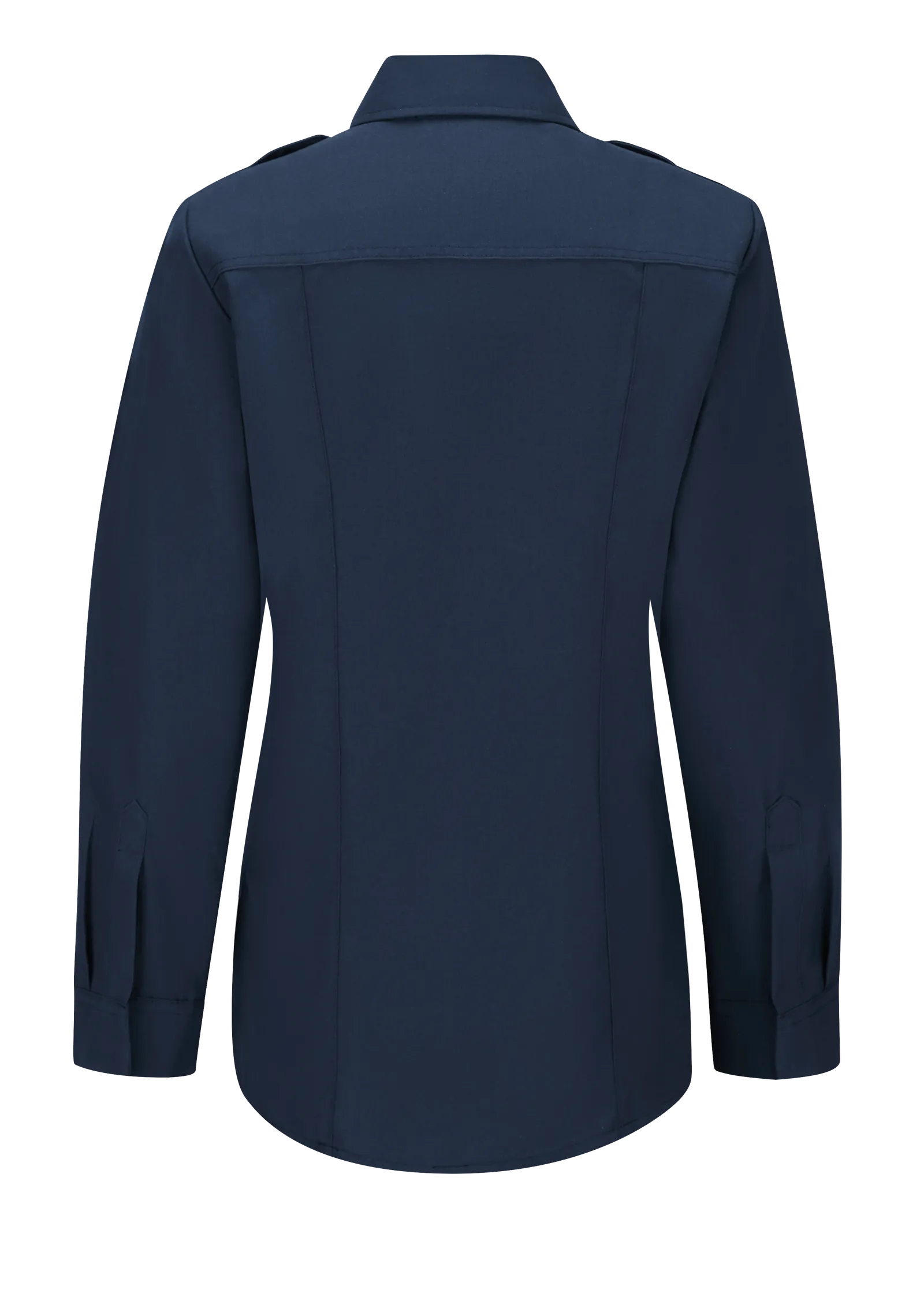 WORKRITE WOMEN'S CLASSIC LONG SLEEVE FIRE CHIEF SHIRT - NAVY