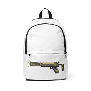 Yellow Gun Unisex Fabric Backpack